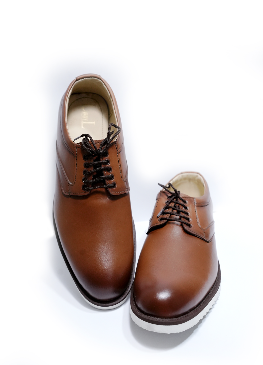L-179 Mustard white Brown Casual Shoe