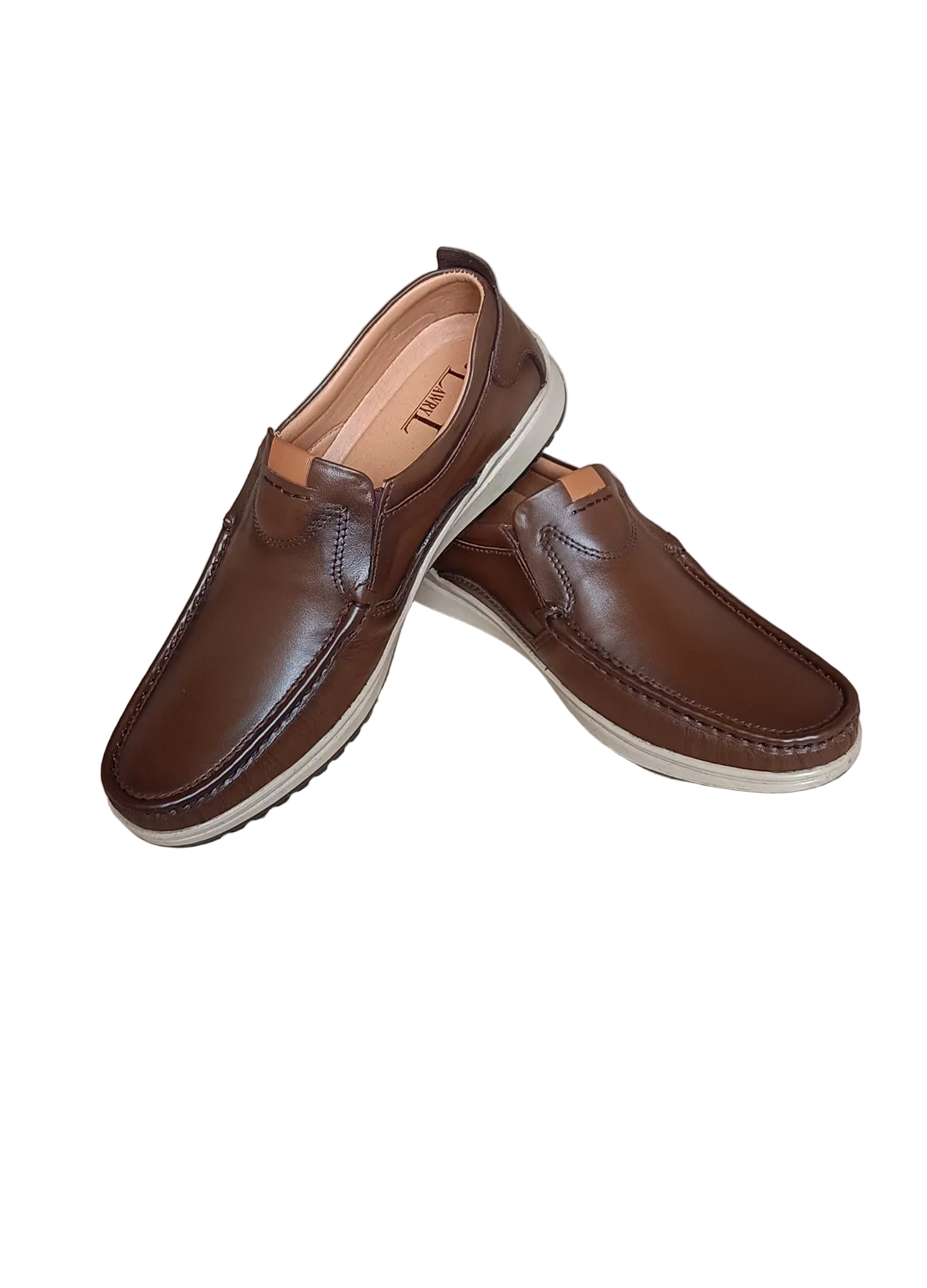 L-0025 Matte Finish Chocolate Brown Casual Shoe