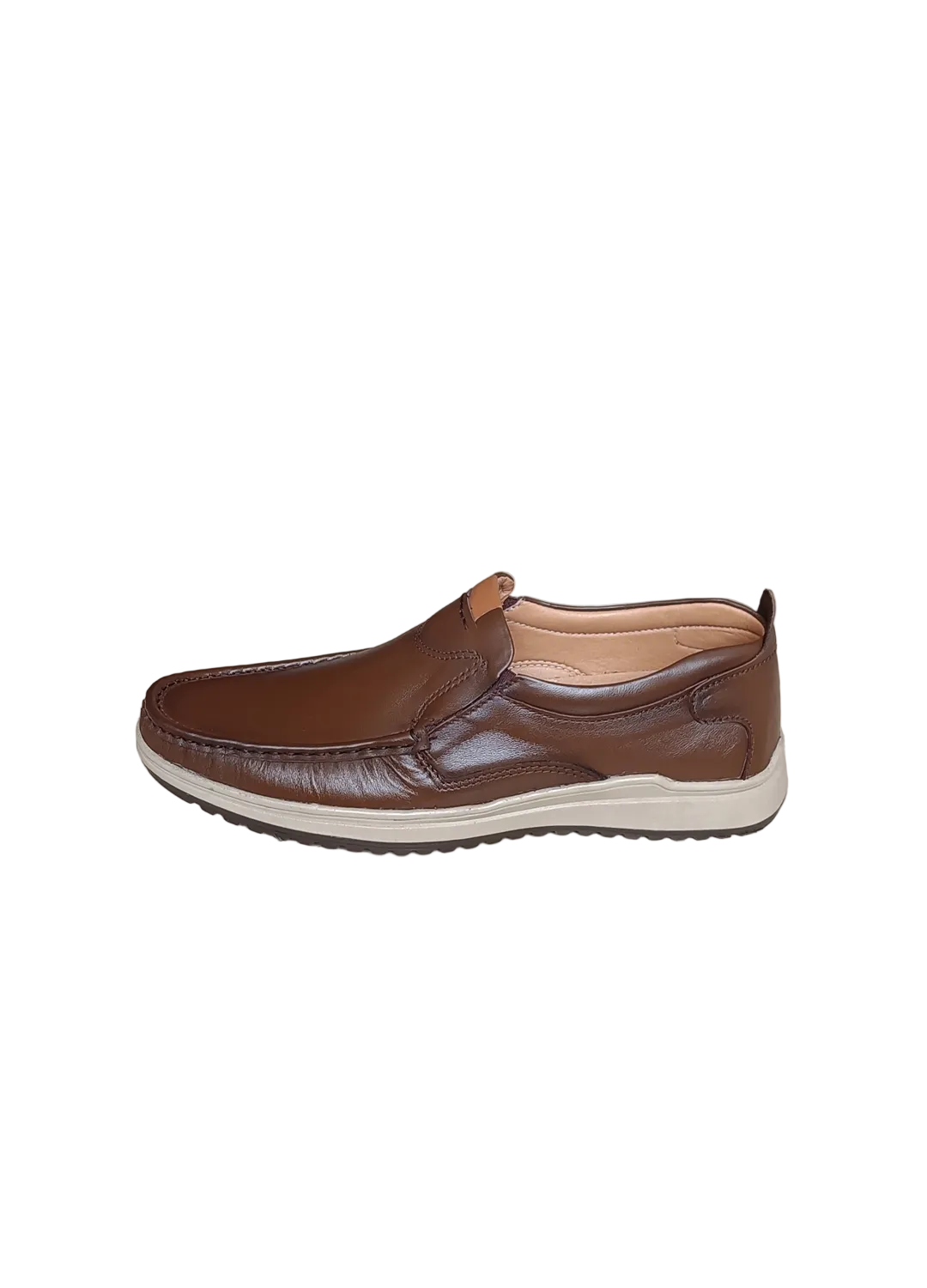 L-0025 Matte Finish Chocolate Brown Casual Shoe