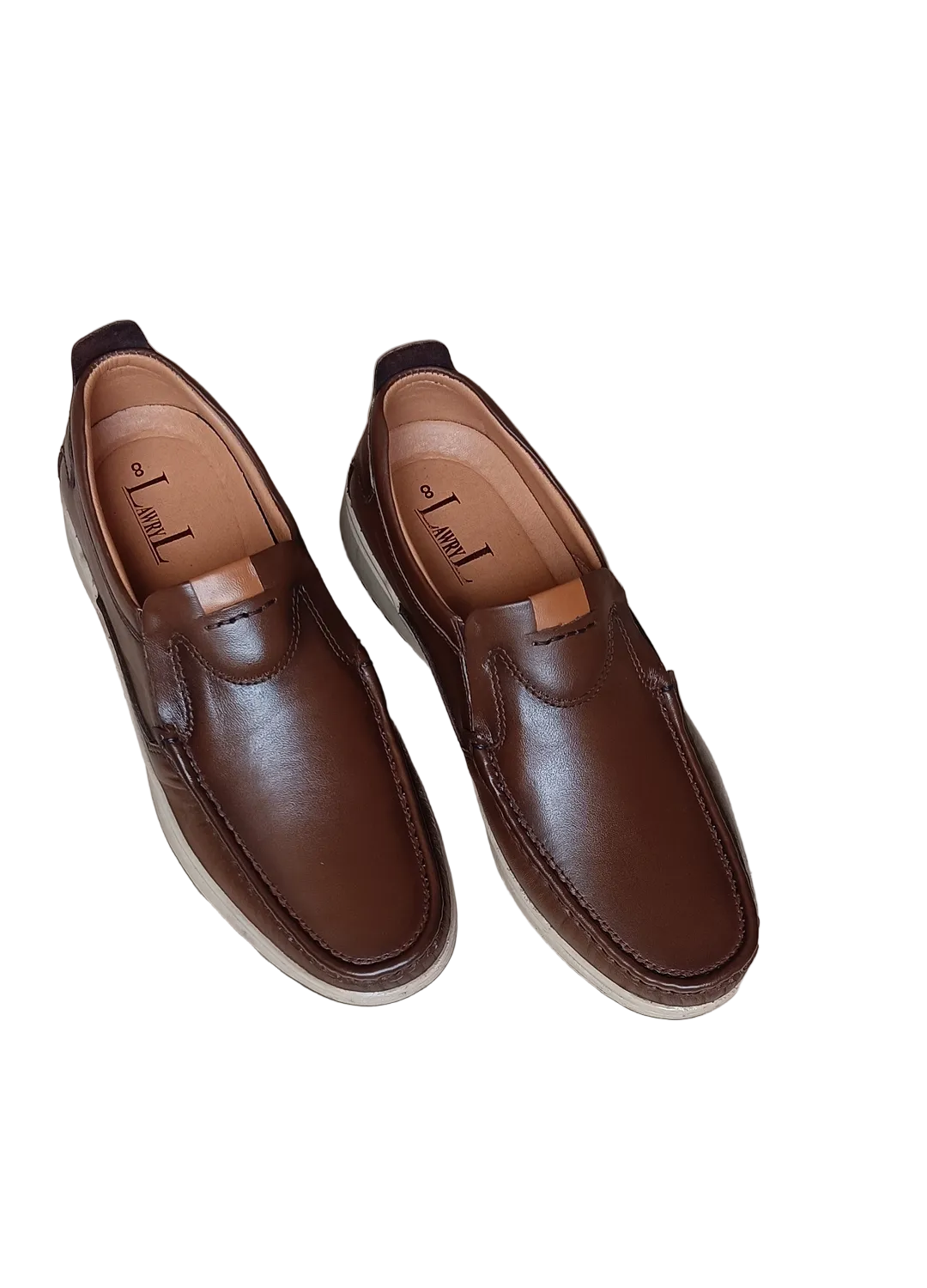 L-0025 Matte Finish Chocolate Brown Casual Shoe