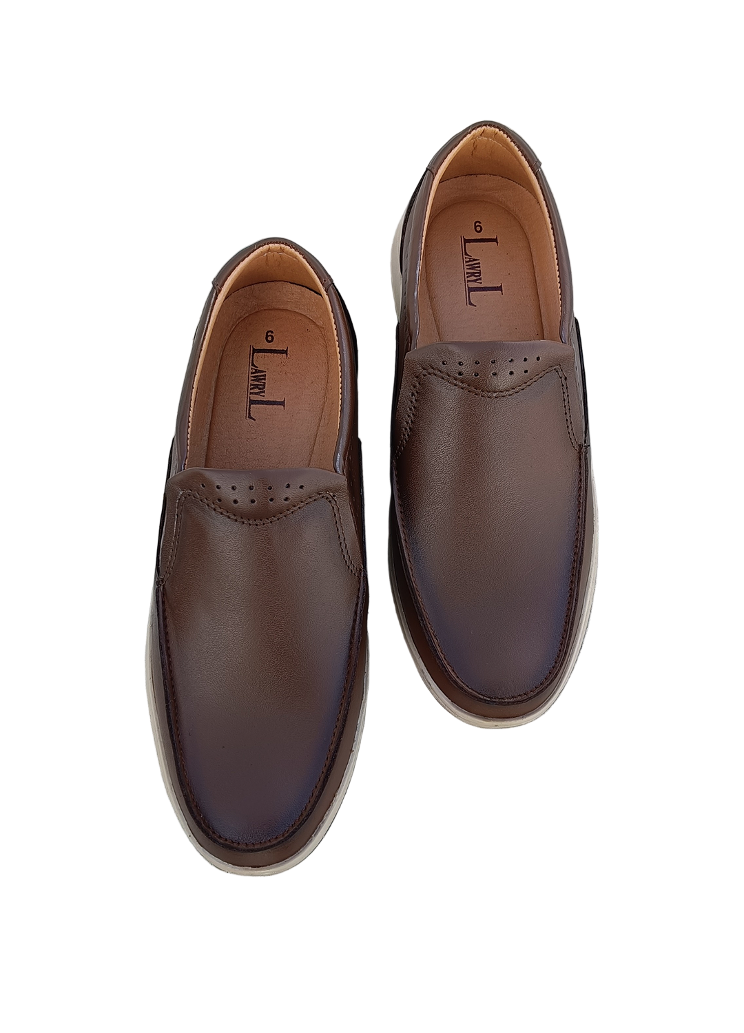 L-0023 Matte Finish Chocolate Brown Casual Shoe