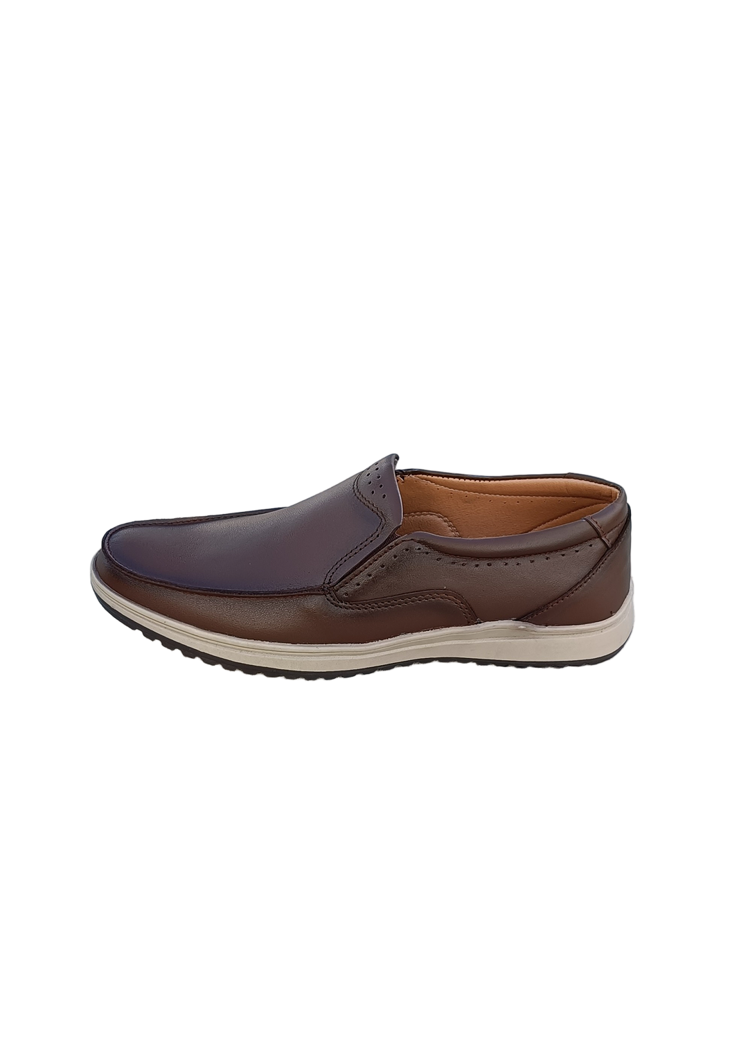 L-0023 Matte Finish Chocolate Brown Casual Shoe