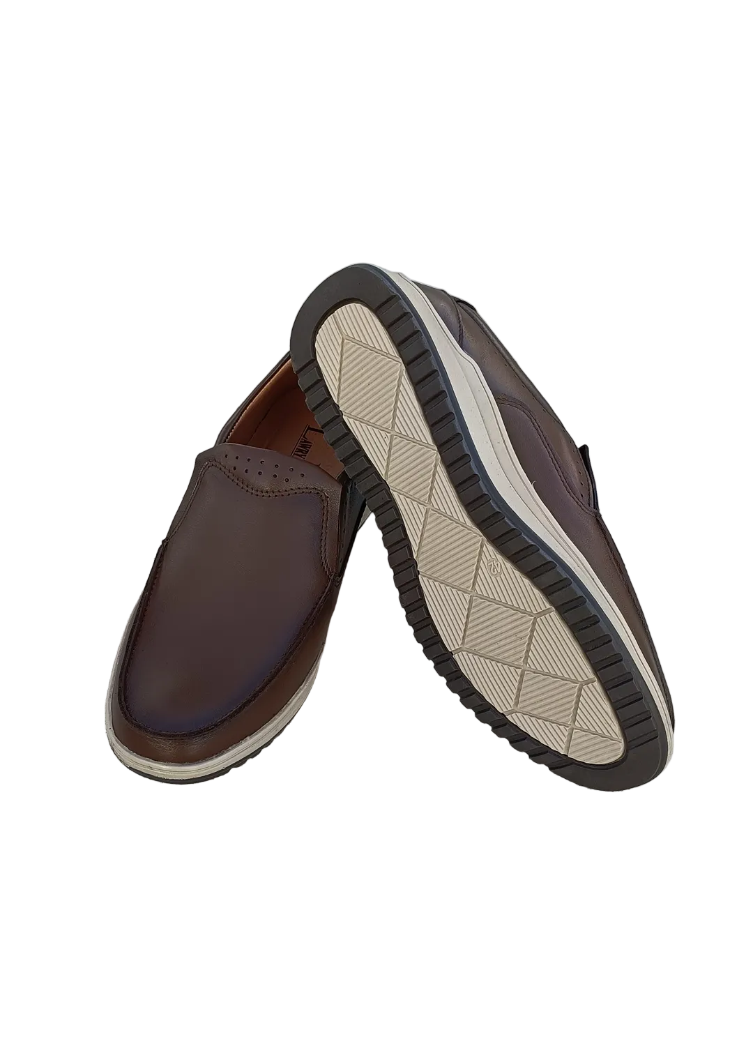 L-0023 Matte Finish Chocolate Brown Casual Shoe