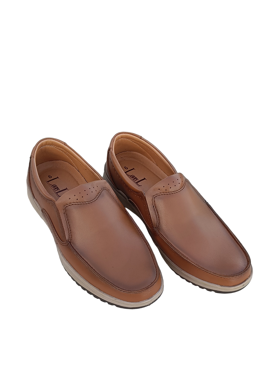 L-0023 Matte Finish Mustard Brown Casual Shoe