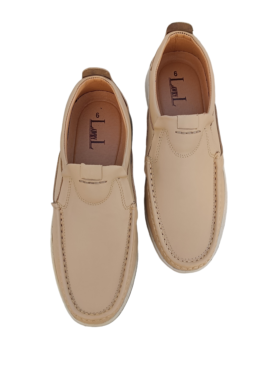 L-0025 Matte Finish Beige color Casual Shoe