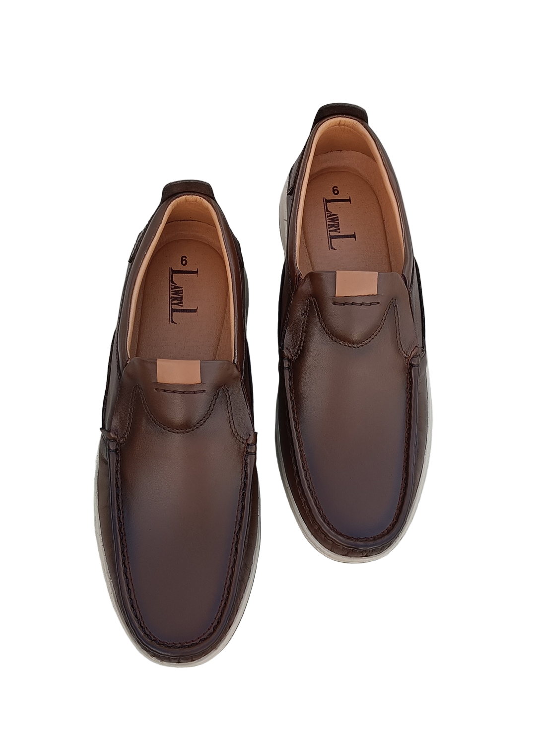L-0025 Matte Finish Chocolate Brown Casual Shoe