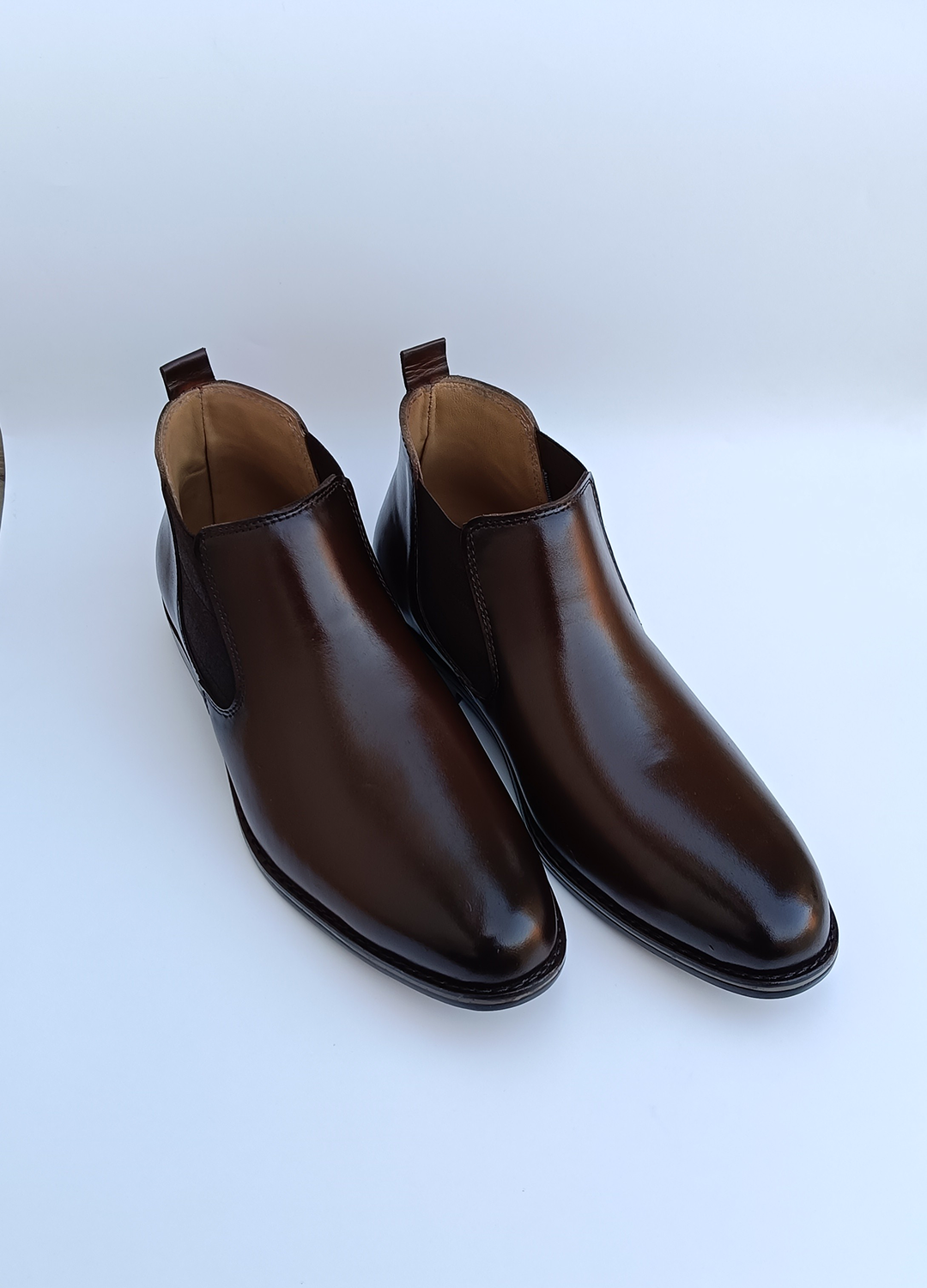 L-2925 Dark Chocolate Brown Chelsea Formal Boot