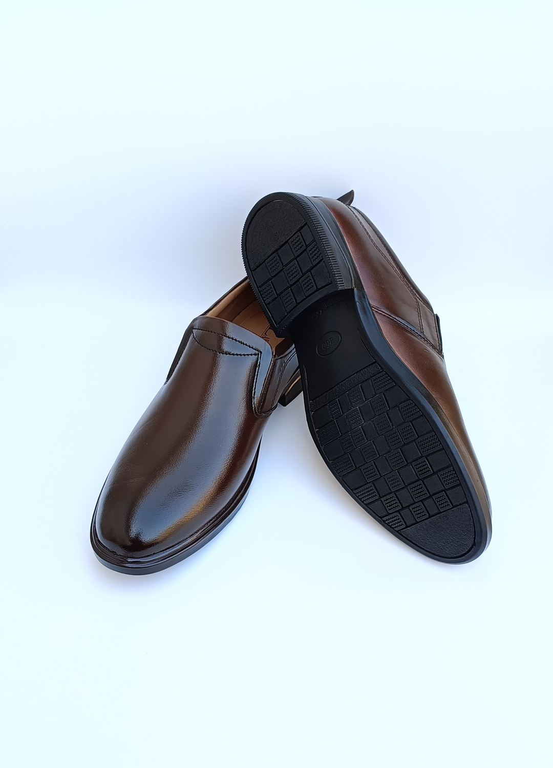 L-0074 Classic Brown Gam Formal Shoe