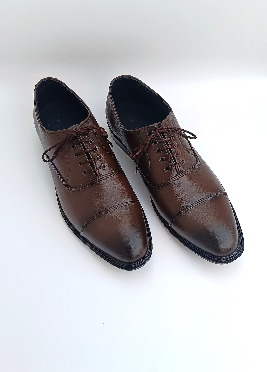 L-0045 Mustard Brown Oxford Formal Shoe
