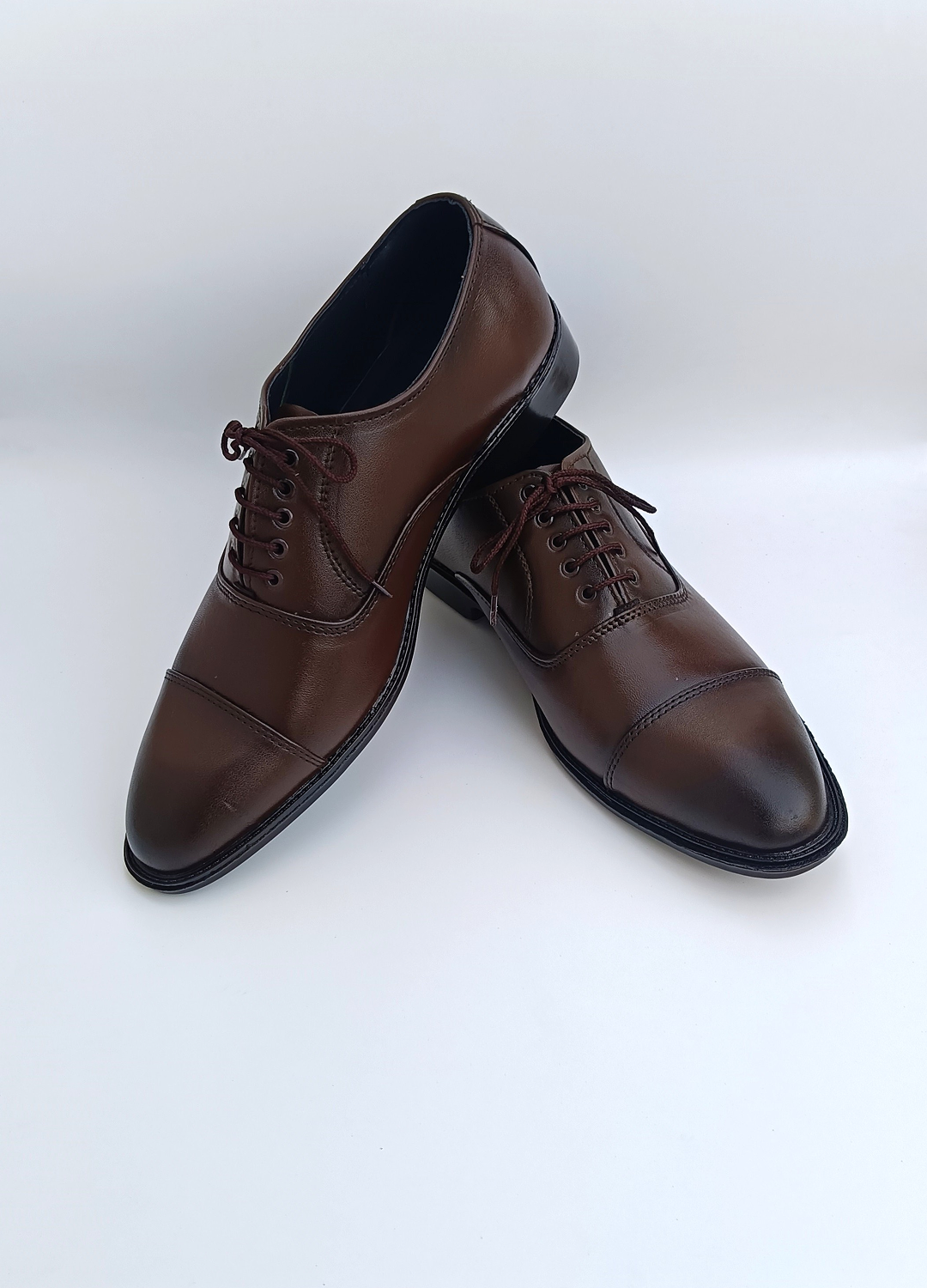L-0045 Mustard Brown Oxford Formal Shoe