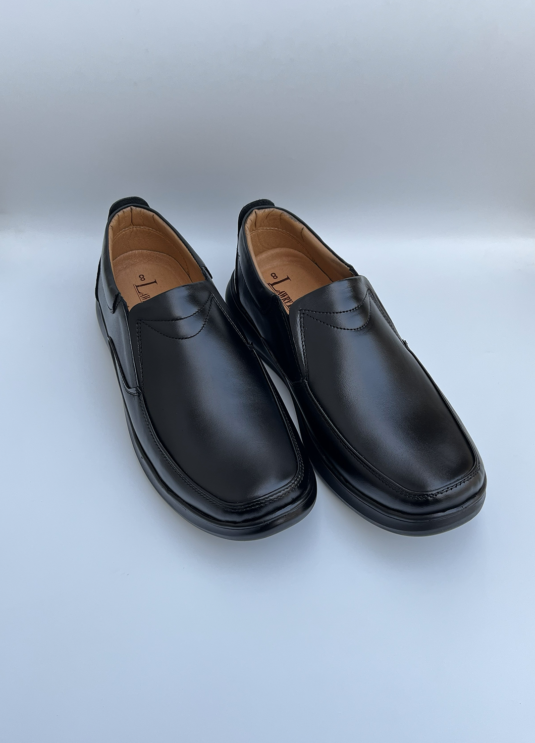 L-201 Classic Raven Black Semi Formal Shoe