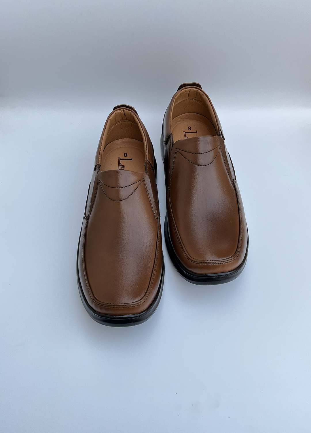 L-201 Classic Mustard Brown Semi Formal Shoe