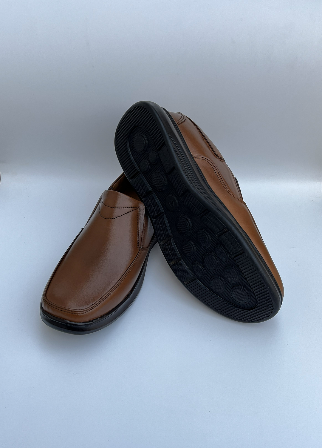 L-201 Classic Mustard Brown Semi Formal Shoe