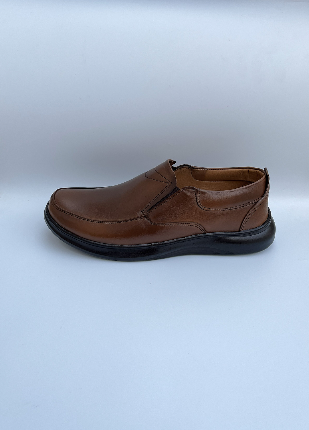 L-201 Classic Mustard Brown Semi Formal Shoe