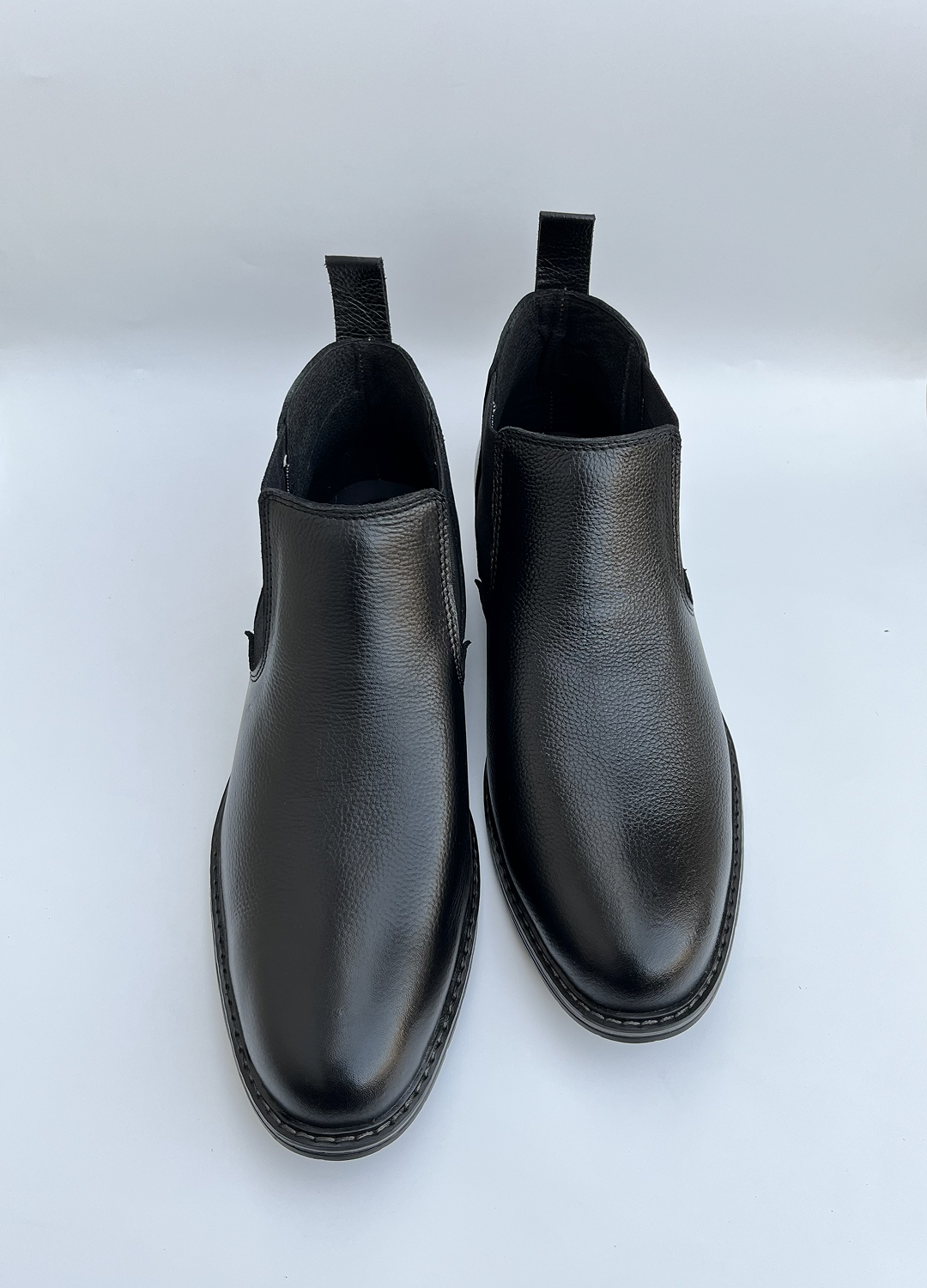 L-2925 Black Chelsea Milt Leather Formal Boot