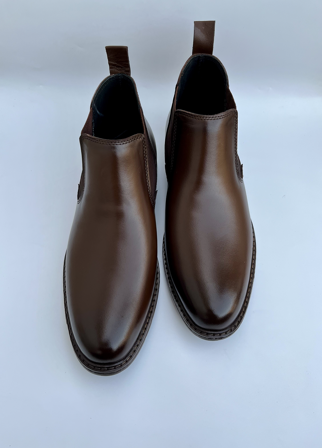 L-2925 Dark Chocolate Brown Chelsea Formal Boot
