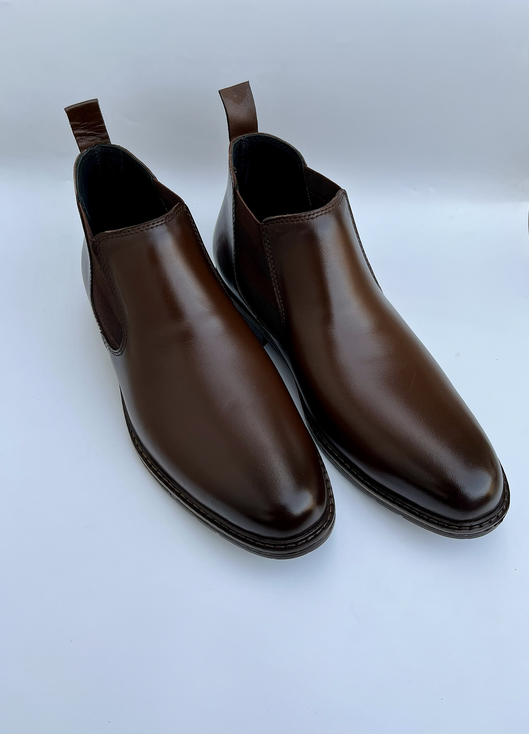 L-2925 Dark Chocolate Brown Chelsea Formal Boot