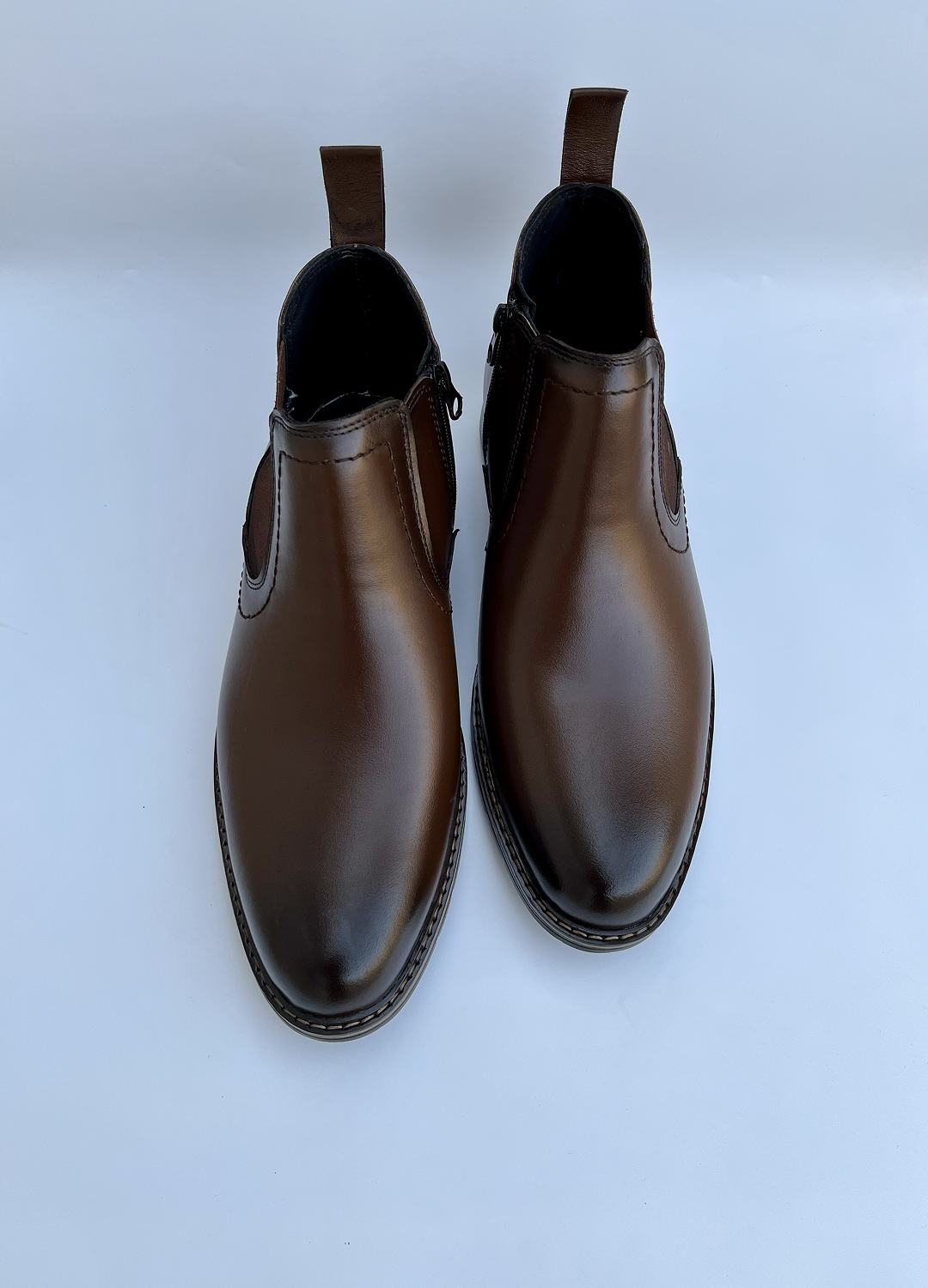 L-2928 Chocolate Brown Chelsea Formal Boot