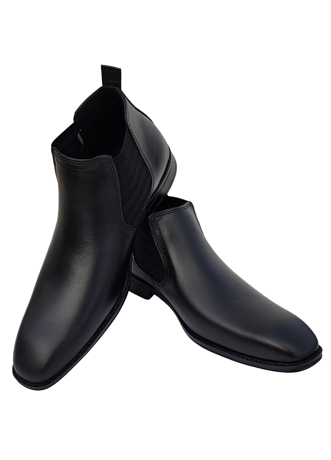 L-1901 Raven Black Chelsea Formal Boot