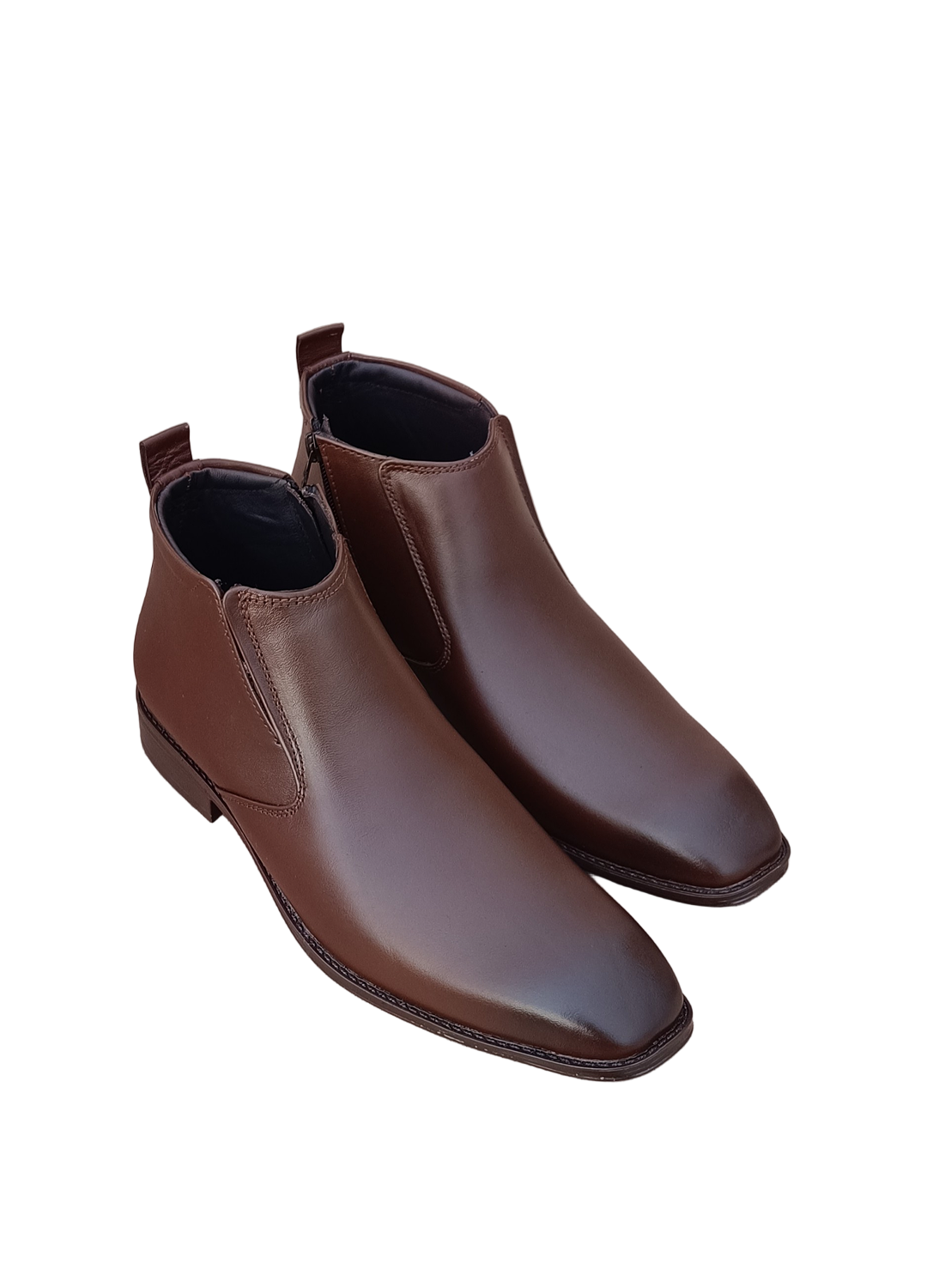 L-1902 Chocolate Brown Chelsea Formal Boot