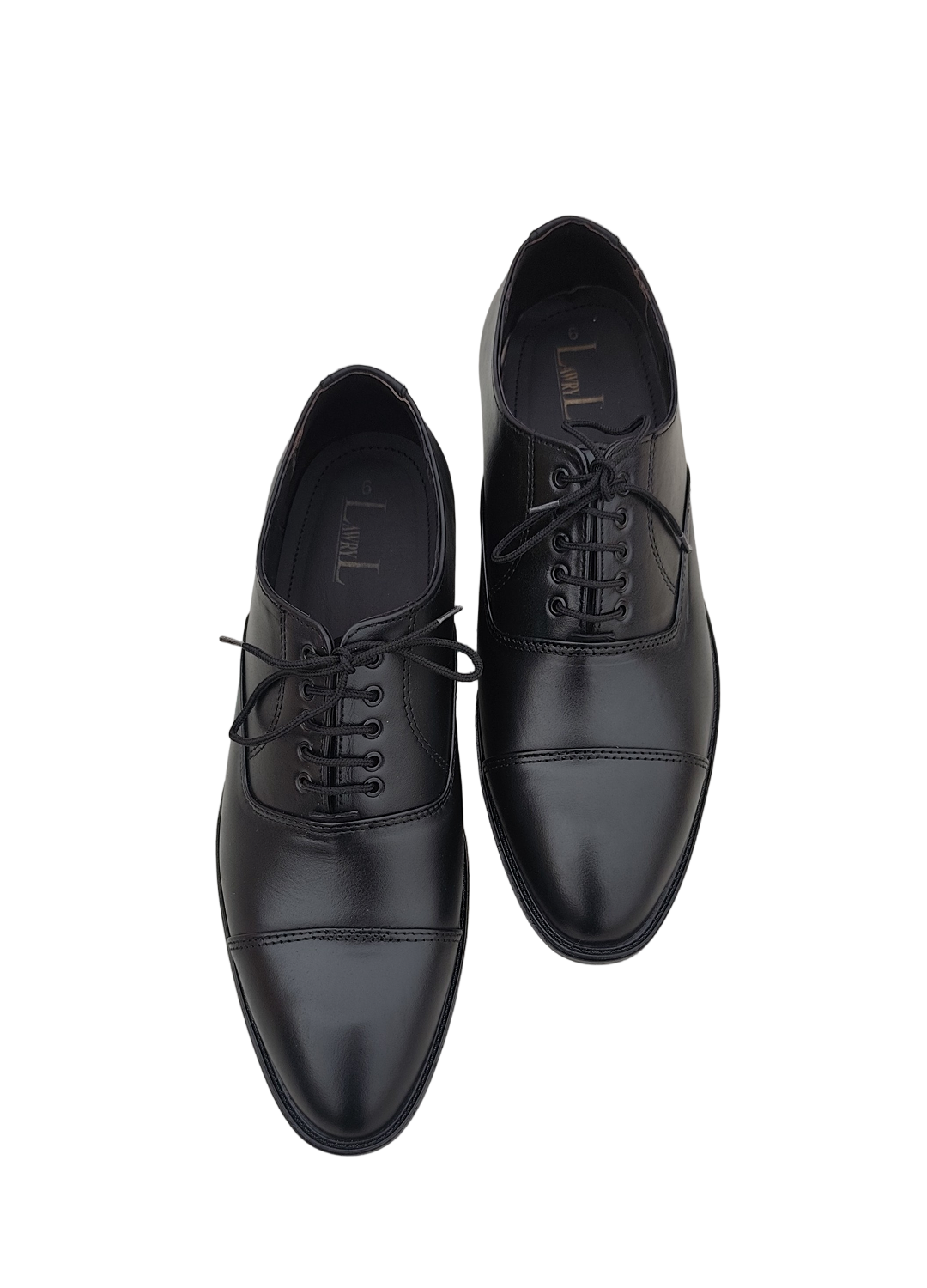 L-0045 Matte Black Classic Oxford Formal Shoe