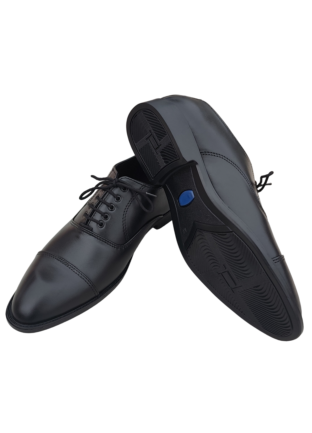 L-0045 Matte Black Classic Oxford Formal Shoe