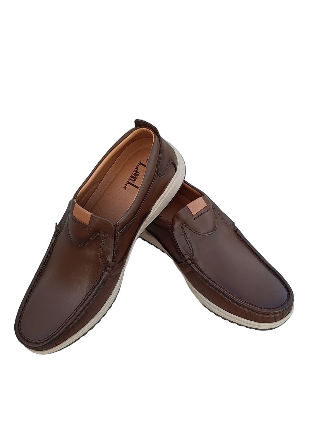 L-0025 Matte Finish Chocolate Brown Casual Shoe