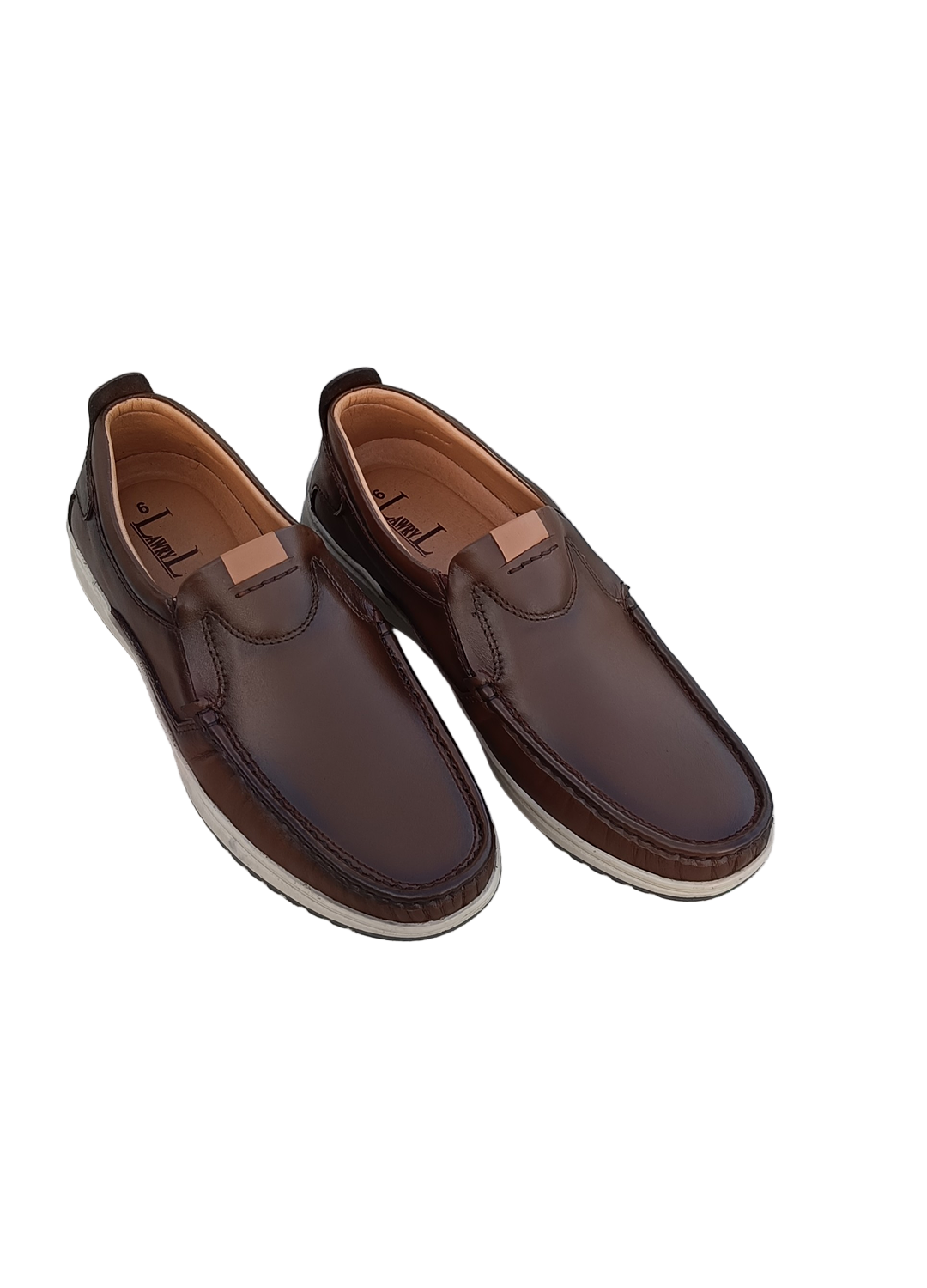 L-0025 Matte Finish Chocolate Brown Casual Shoe
