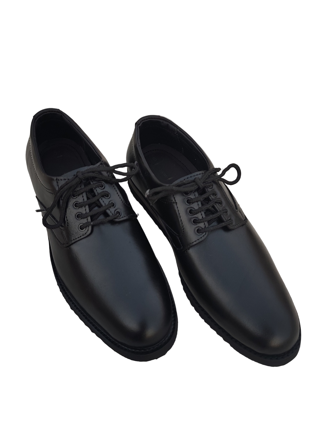 L-179 Matte Black & Grey Casual Shoe